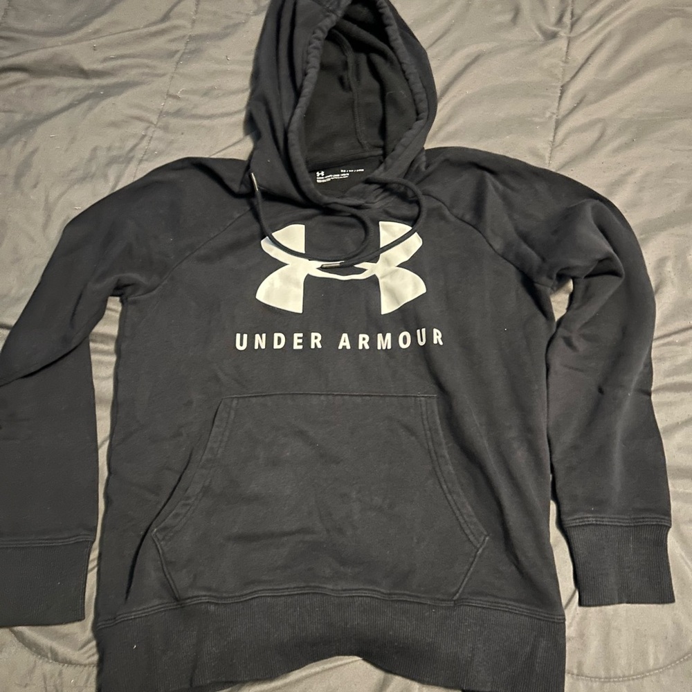 Under Armour Women's Black Hoodie with Logo
